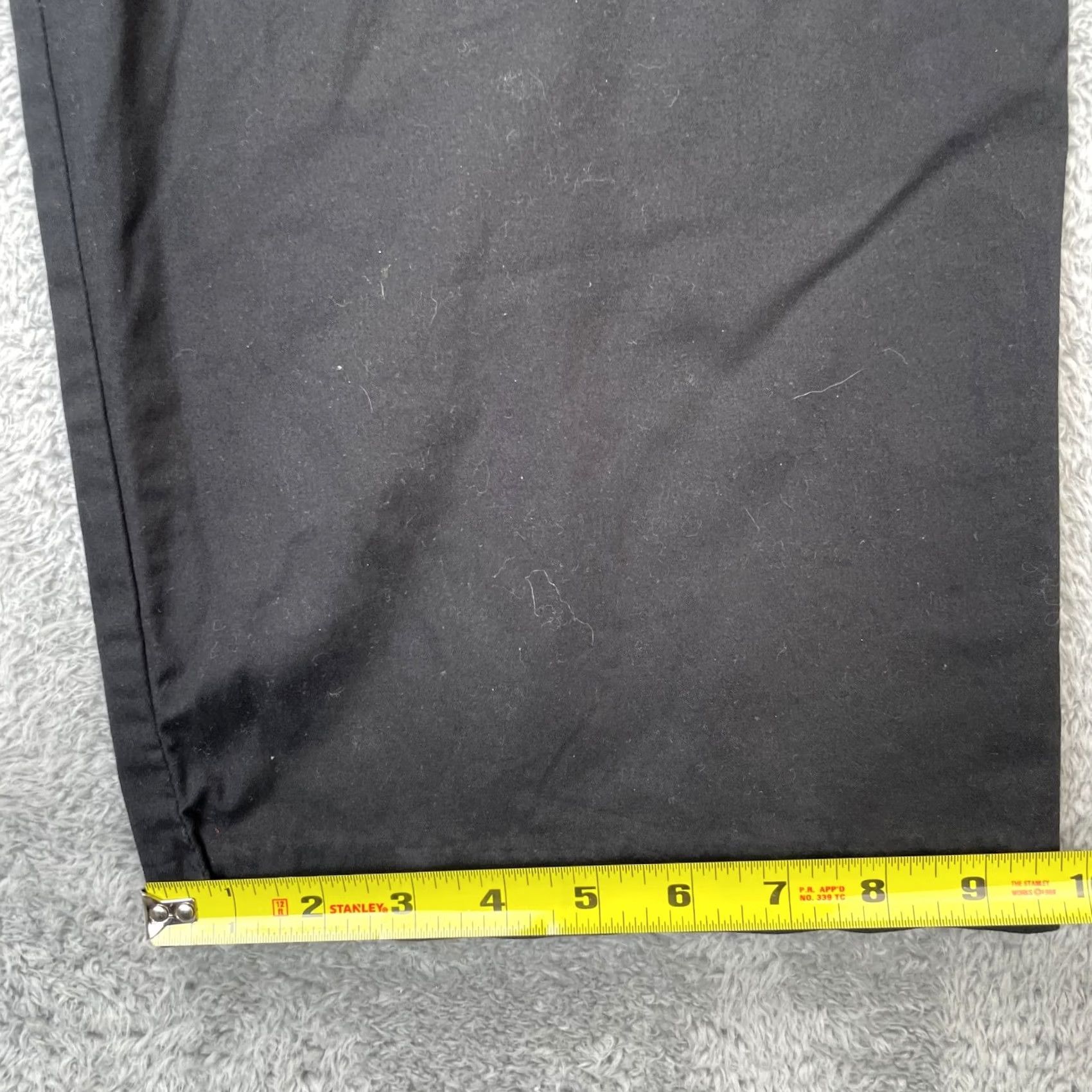 Dickies Dickies Pants Women 18P Black Relaxed Straight Leg Twill Cotton Stretch Workwear Pants Size 40" / US 18 - 7 Thumbnail