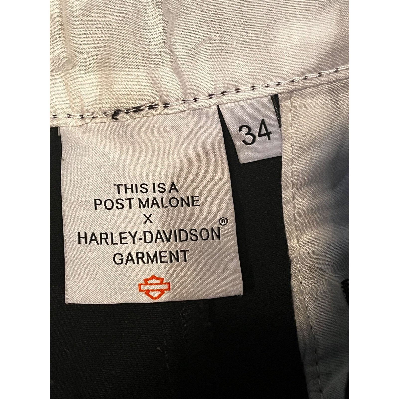 Harley Davidson Post Malone x Harley-Davidson Studded Horsepower Jeans 34x32 Size US 34 / EU 50 - 13 Thumbnail