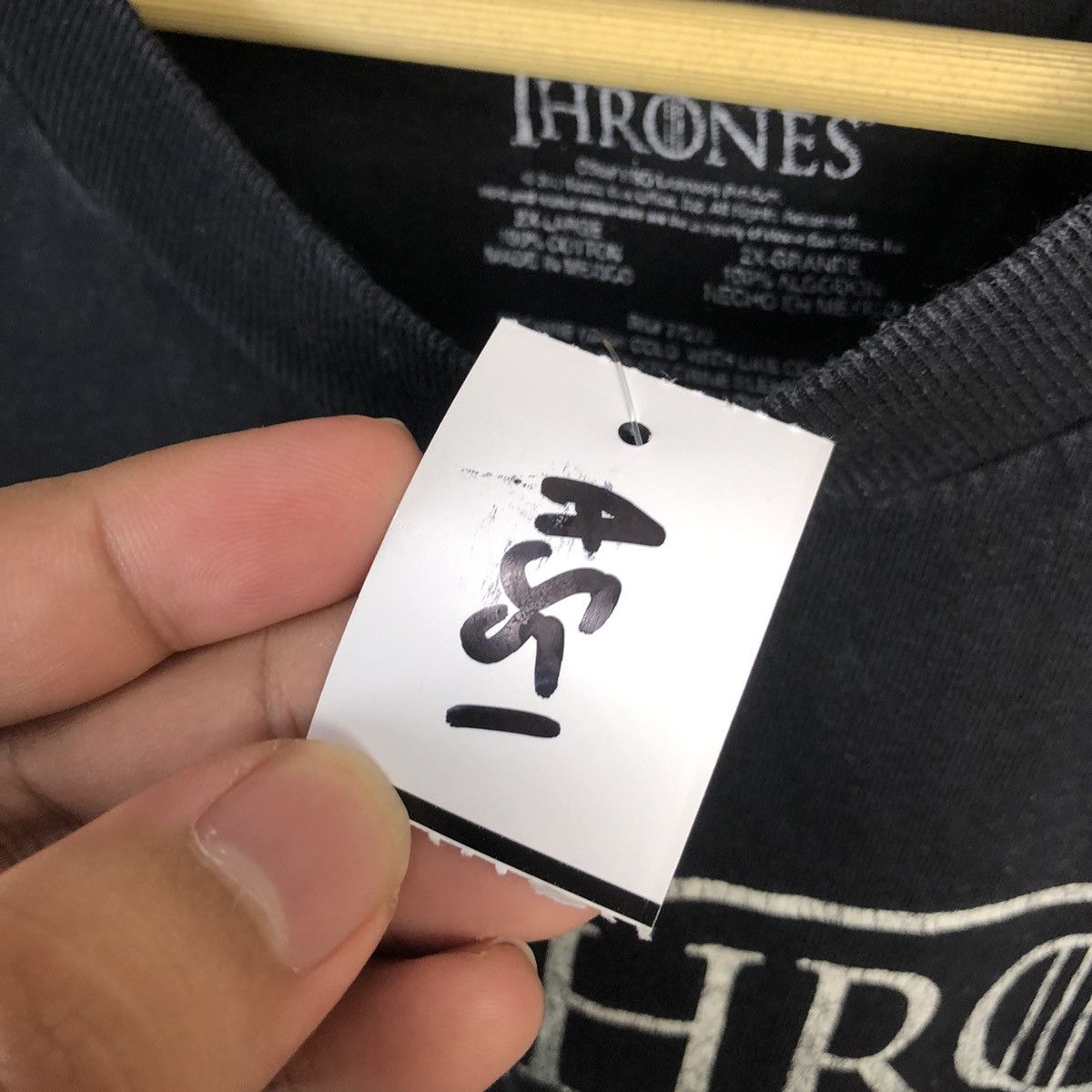 Japanese Brand × The Game Game Of Thrones Black T-Shirt #A551 Size US XL / EU 56 / 4 - 9 Thumbnail