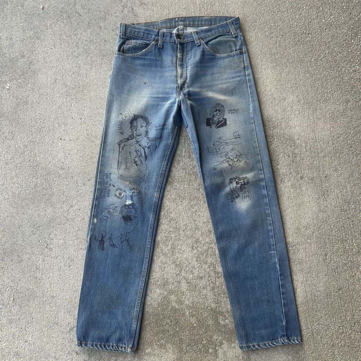 Levi's × Vintage vintage 1970s punk levis Size US 34 / EU 50 - 11 Thumbnail