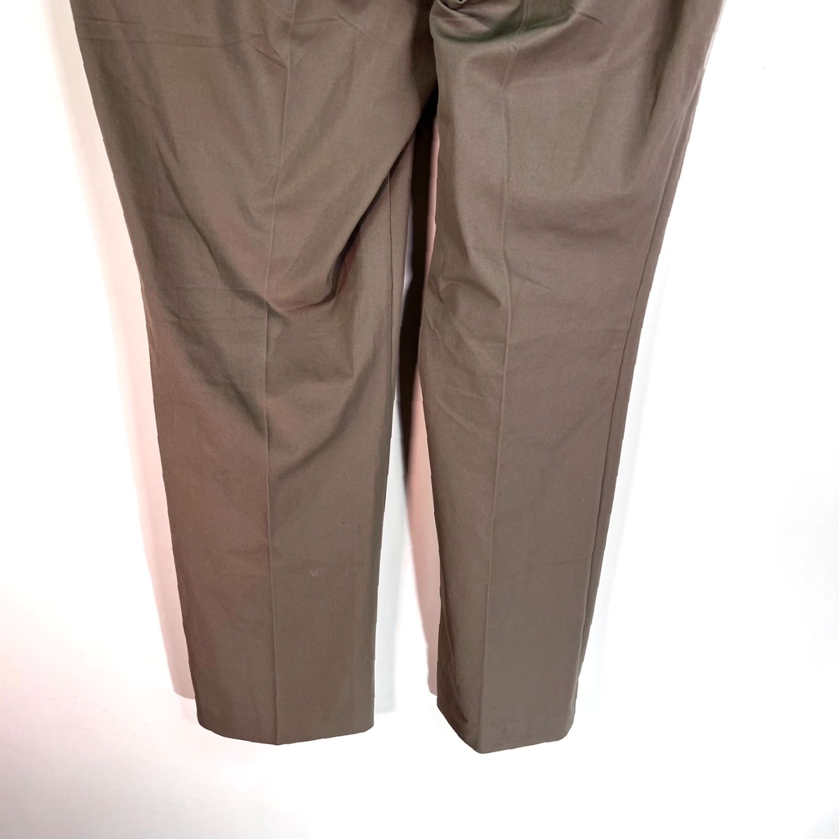 Eddie Bauer Eddie Bauer Flat Front Pants Womens Size 16 Beige Kaki 36X34 Size 38" / US 16 / IT 52 - 5 Thumbnail