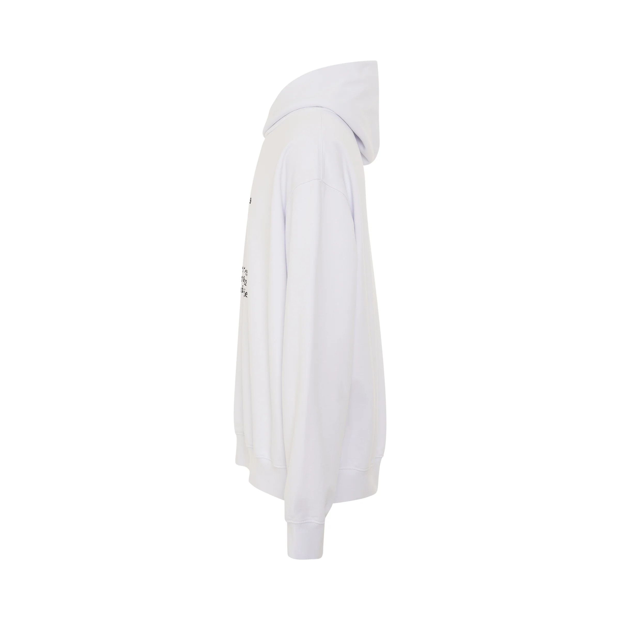 Maison Margiela o1mris0824 Numeric Logo Hoodie in White Size US L / EU 52-54 / 3 - 4 Thumbnail
