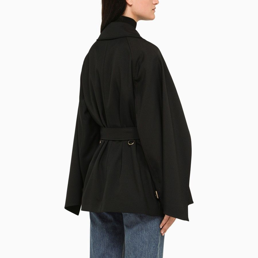 Burberry Double-breasted Wool Jacket in Black Size S / US 4 / IT 40 - 3 Thumbnail