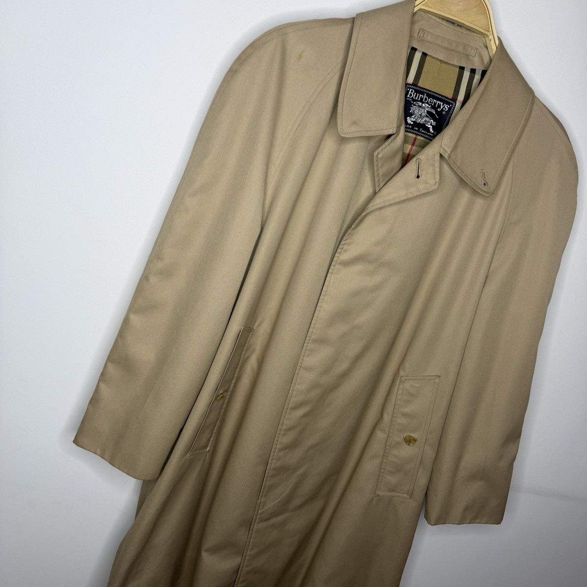 Burberry Vintage Burberry Trench Coat 90s Nova Check Beige Size US M / EU 48-50 / 2 - 3 Thumbnail
