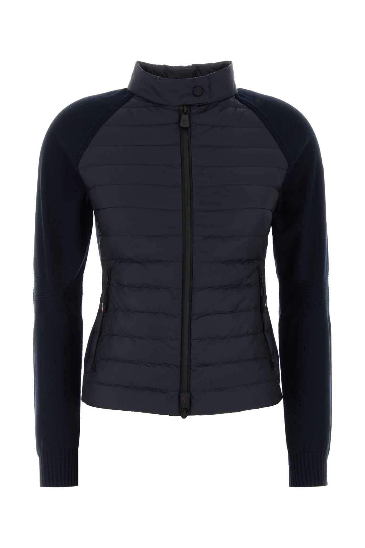 Moncler Grenoble Navy Blue Knit Cardigan Size XS / US 0-2 / IT 36-38 - 1 Thumbnail