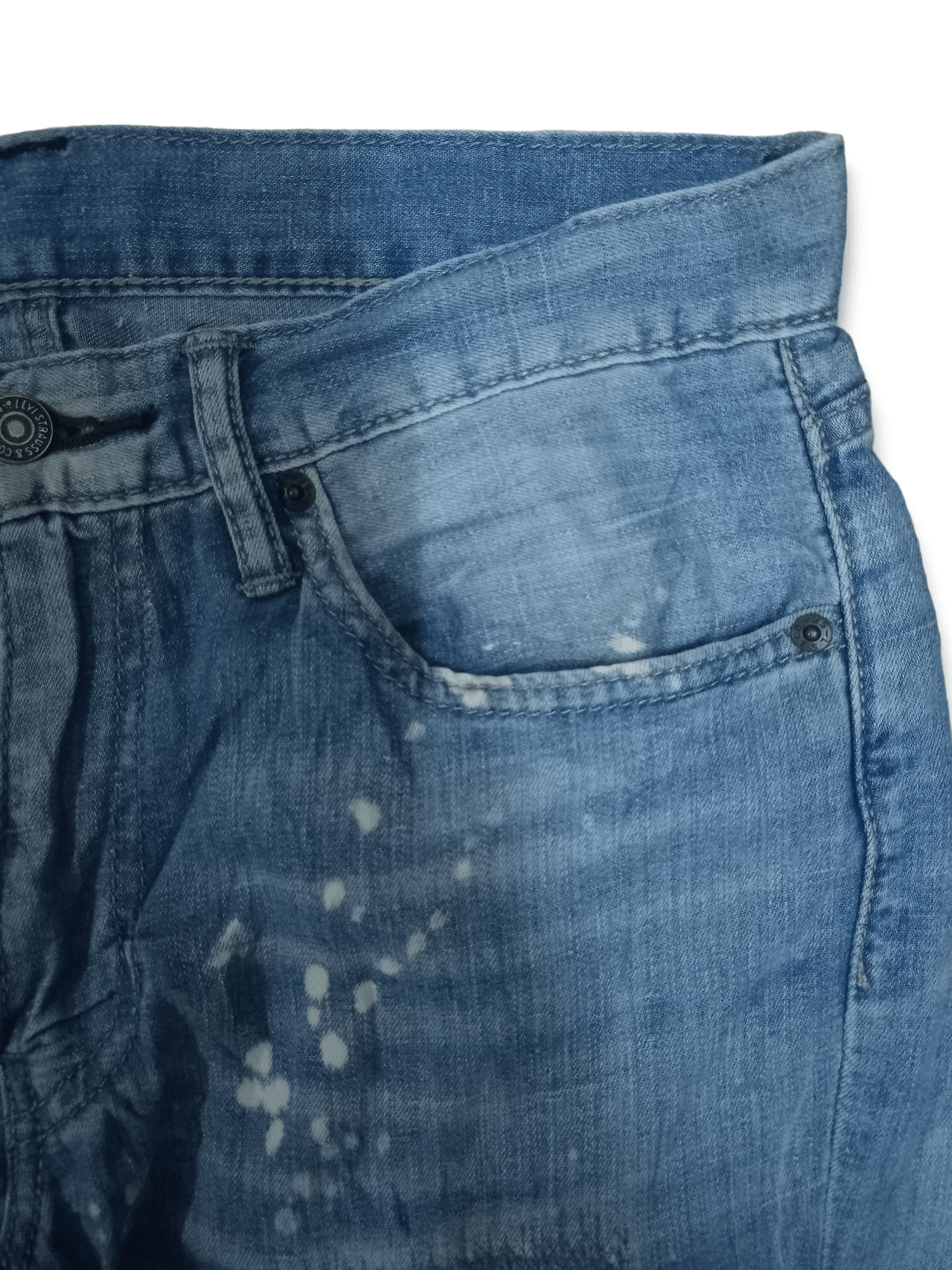 Vintage Levis 511 Acid Wash Style Distressed Jeans 33x31