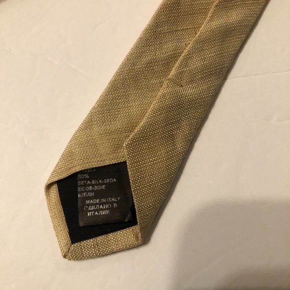 Hugo Boss HUGO BOSS MEN'S NEW 70%LINEN 30%SILK NECK TIE 3" X 60" Size ONE SIZE - 9 Thumbnail