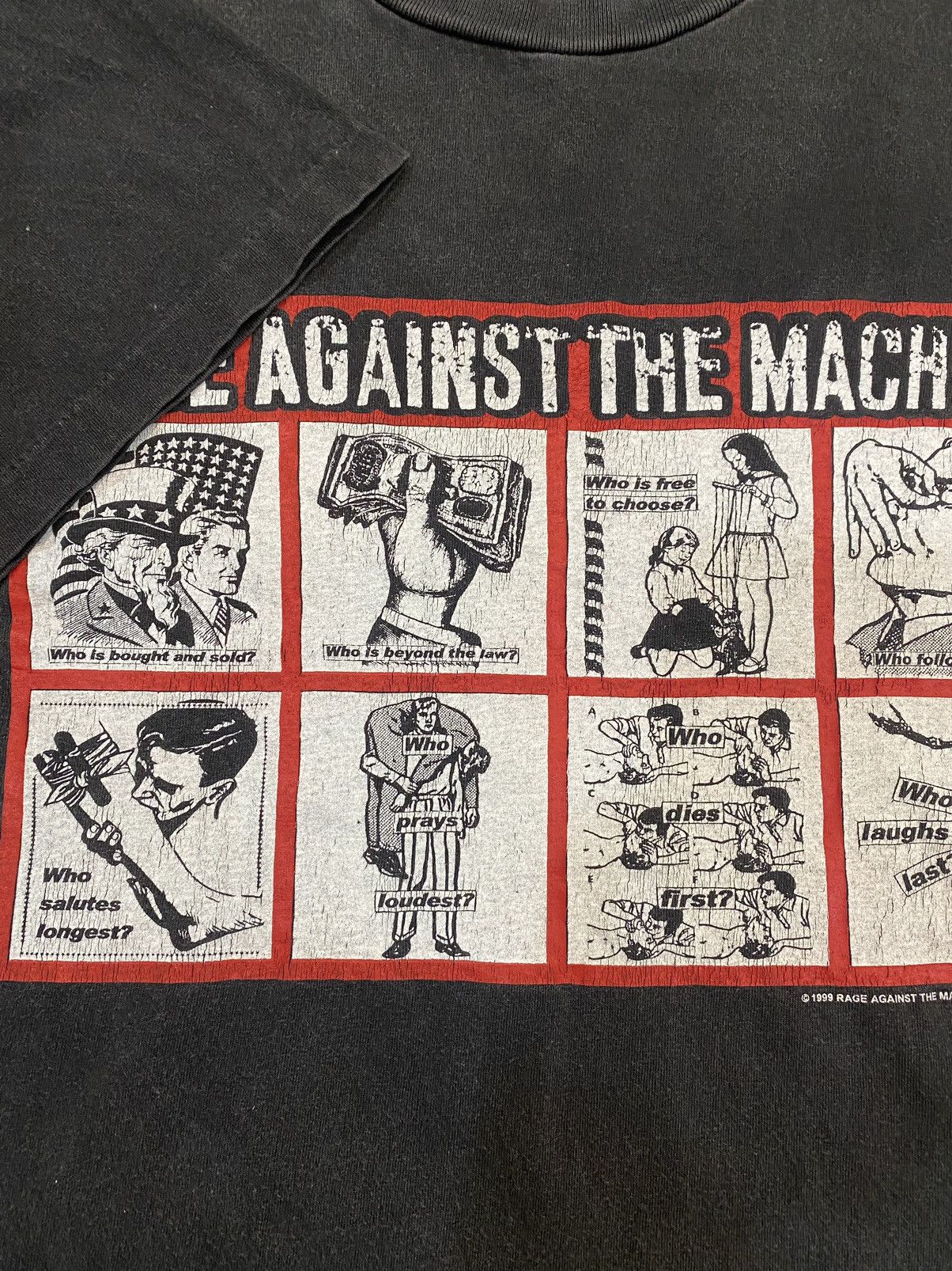 Giant Vintage 1999 Giant Barbara Kruger Rage Against The Machine | Grailed