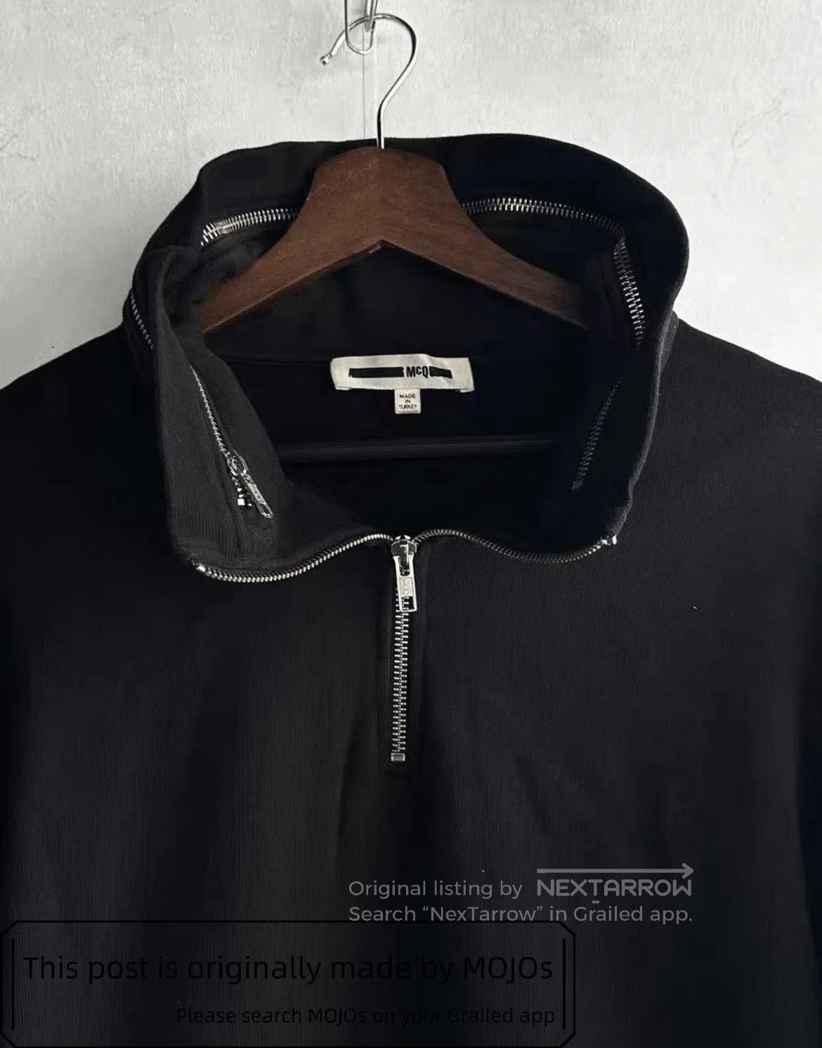 Alexander McQueen Alexander McQueen Double Zip Hi-neck Sweatshirt mojos1953. Size US XS / EU 42 / 0 - 1 Thumbnail
