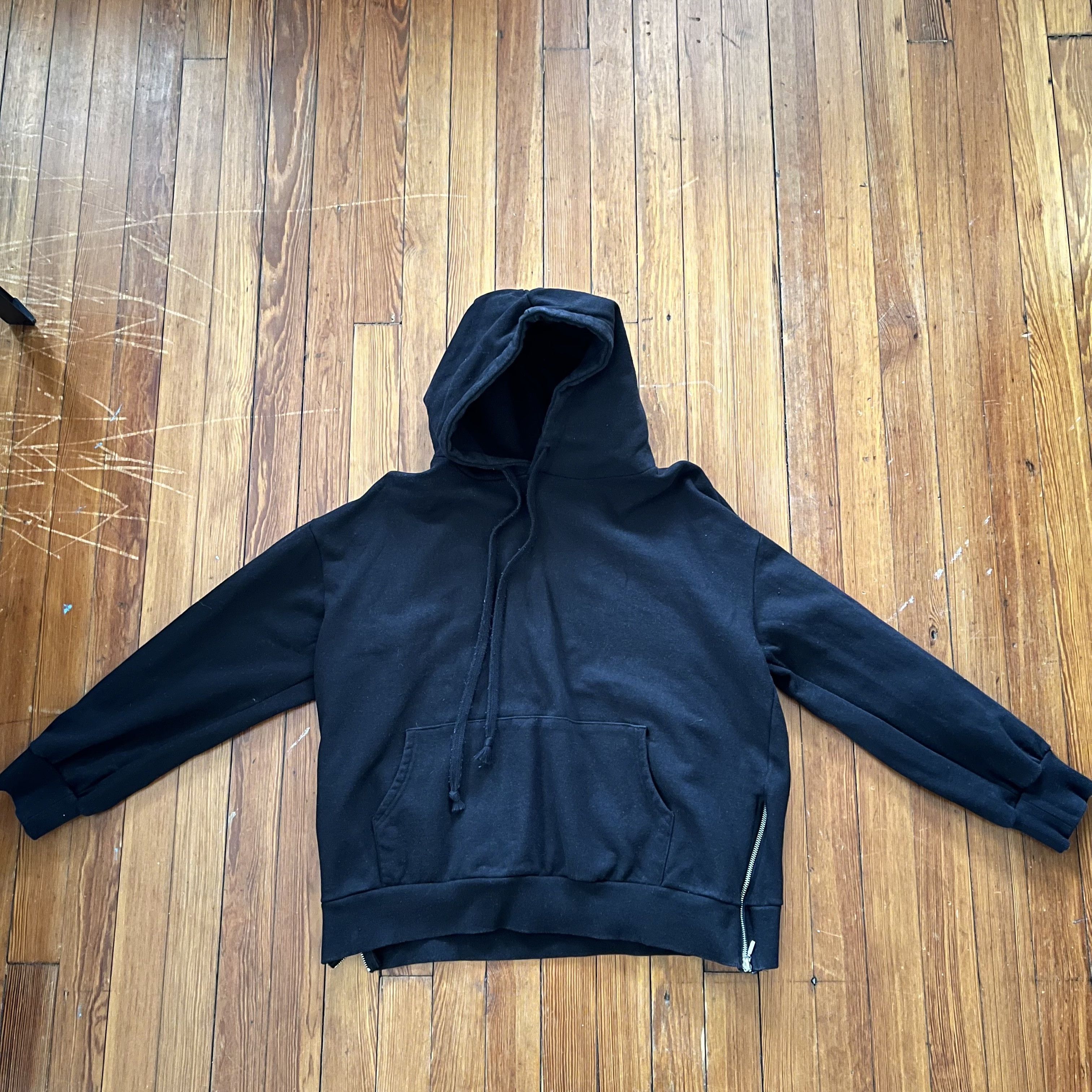 Japanese Brand Casper John Side-zip hoodie / Black / Medium Size US M / EU 48-50 / 2 - 1 Thumbnail