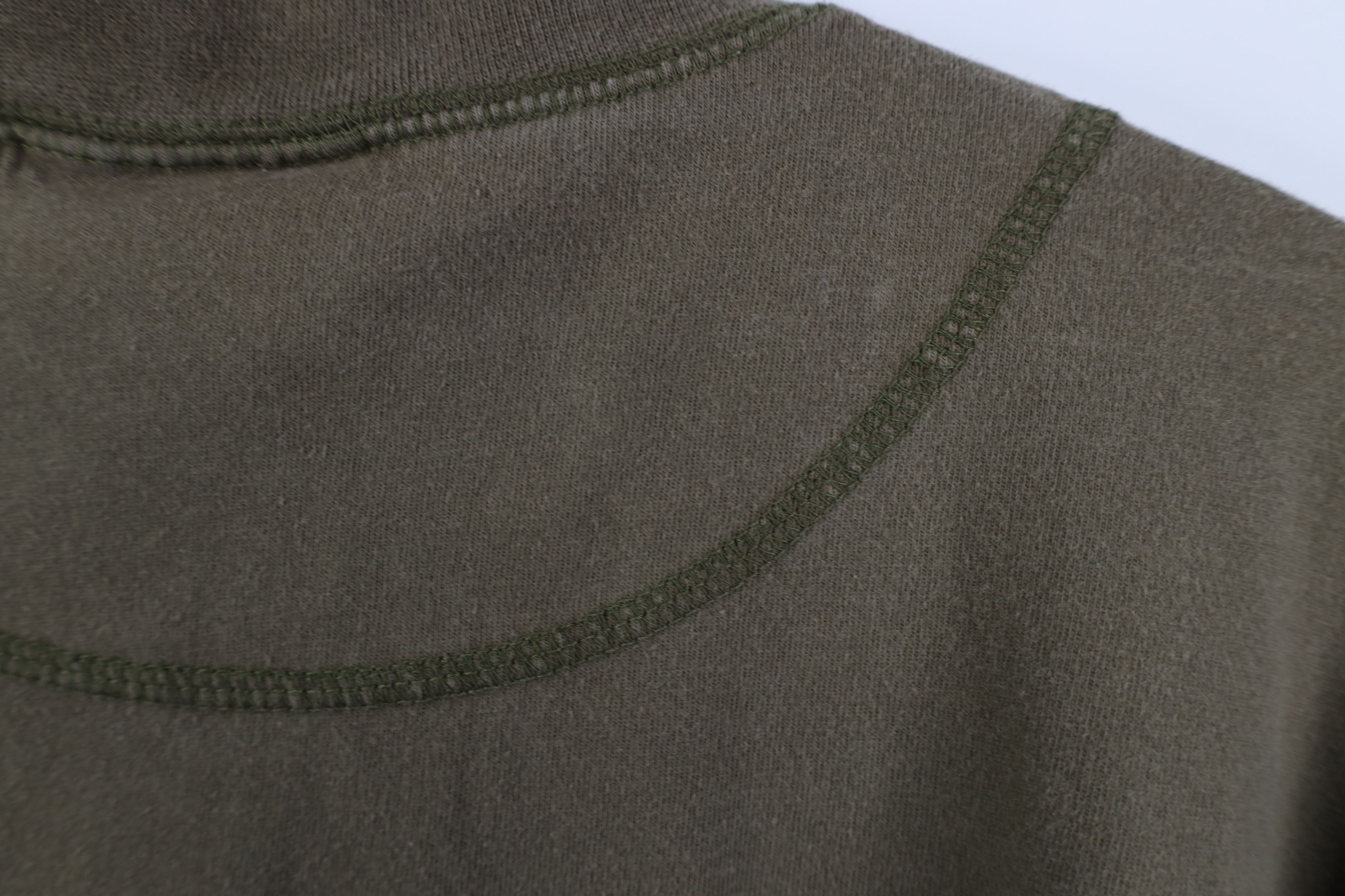 Vintage Vintage 90s Streetwear Long Sleeve Henley T-Shirt Green Size US S / EU 44-46 / 1 - 11 Thumbnail