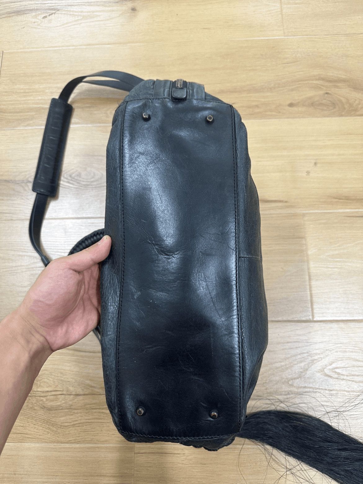 Helmut Lang Helmut Lang Shayne Oliver Ponney Tail Leather Bag Size ONE SIZE - 5 Thumbnail