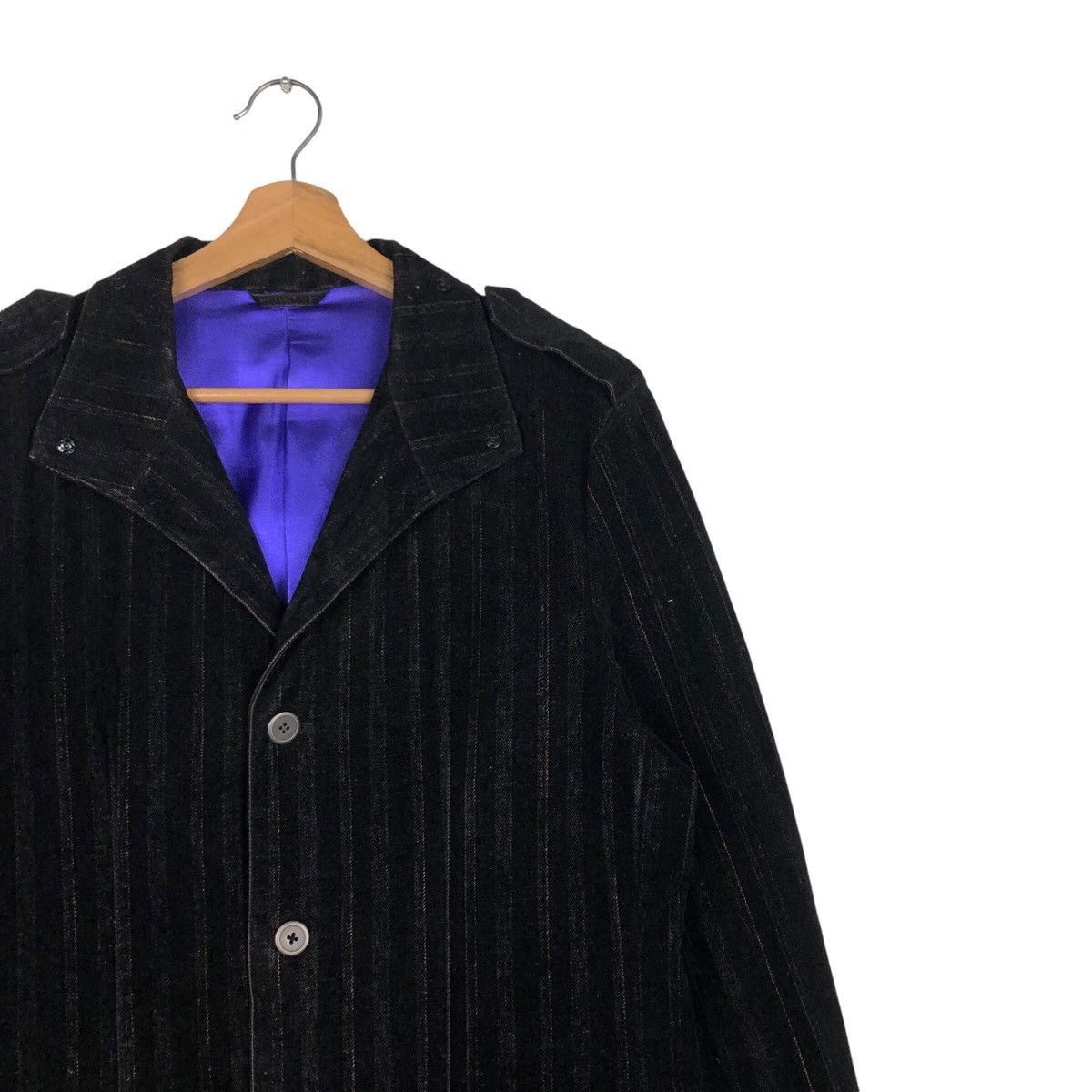 Japanese Brand × Vintage 📌Hickory Chore Jacket Pazzo Denim Issey Miyake Size US L / EU 52-54 / 3 - 7 Thumbnail