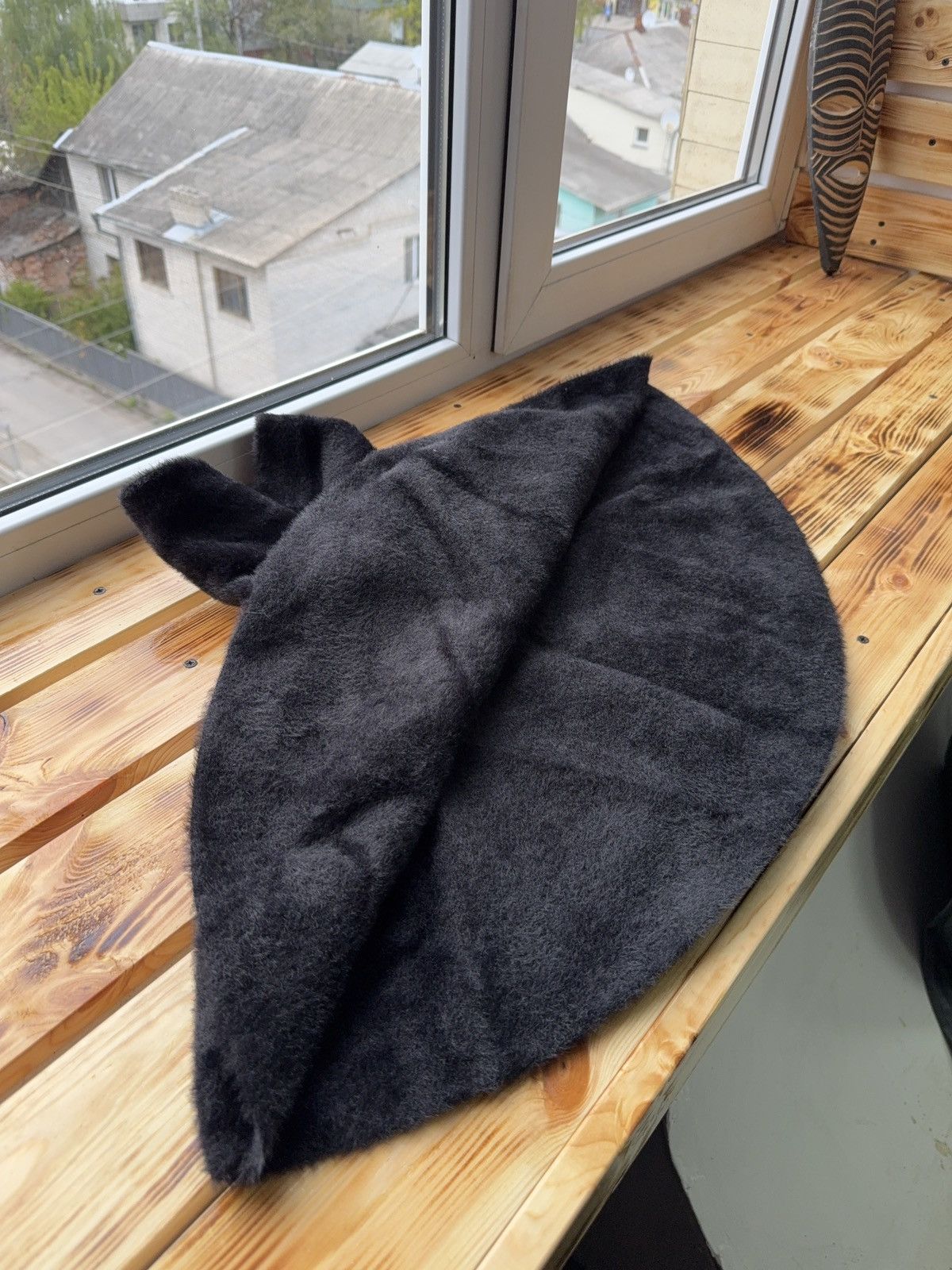 Hysteric Glamour Faux Fur Cape Poncho High Neck Dark Avant Garde Goth Wrap Size ONE SIZE - 9 Thumbnail
