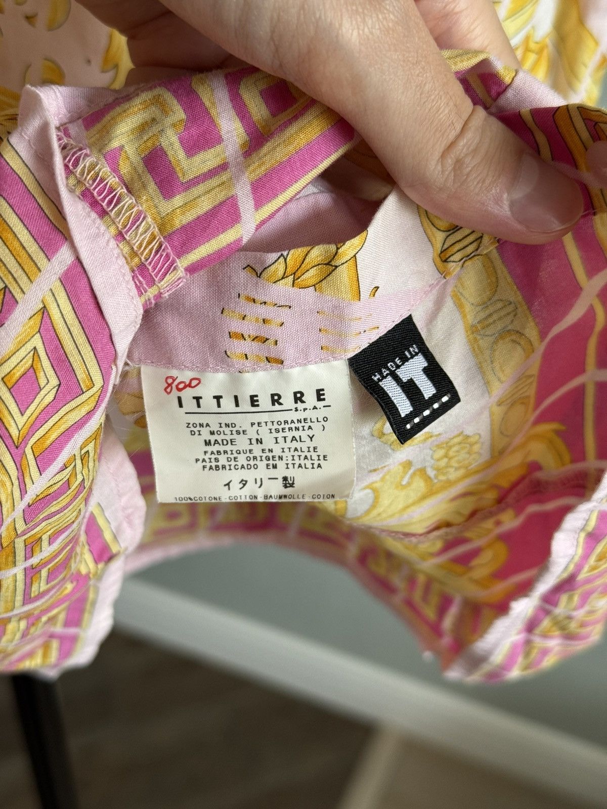 Versace × Versace Jeans Couture × Vintage VERSACE JEANS BAROQUE VEST SHIRT Size L / US 10 / IT 46 - 7 Thumbnail