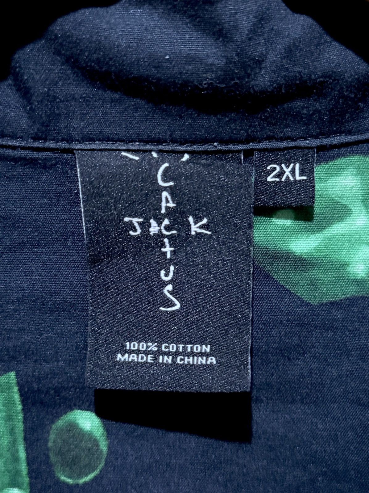 Travis Scott Travis Scott Cactus Jack Neon Sign Hawaiian Shirt Black Size US XXL / EU 58 / 5 - 5 Thumbnail
