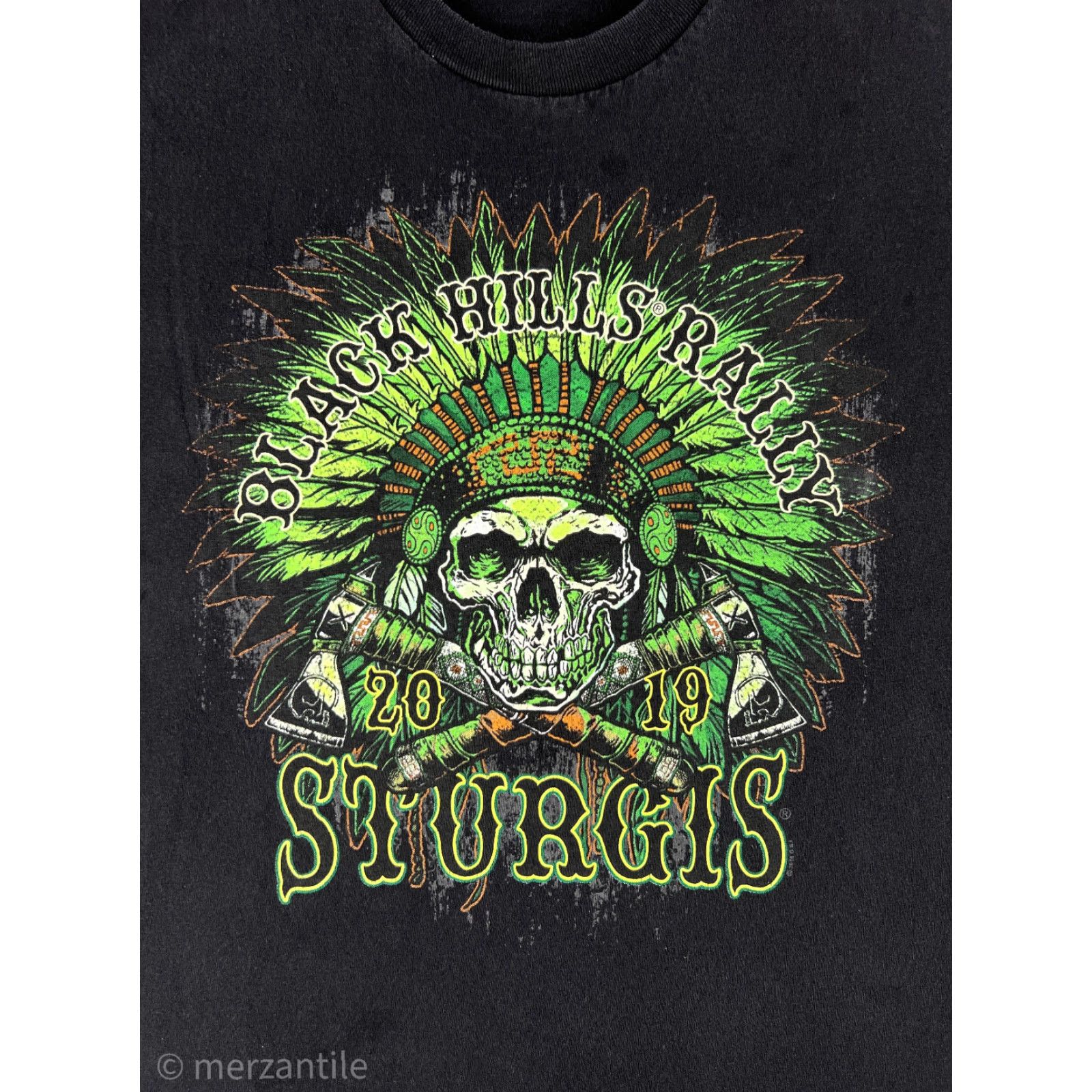 Vintage Sturgis Shirt Womens Large Black Cotton Black Hills Rally 2019 Skull Bikes Shirt Womens Large Black 2019 Sturgis Size L / US 10 / IT 46 - 3 Thumbnail