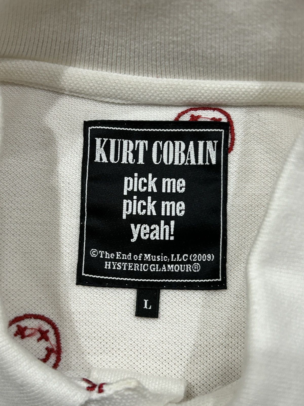Hysteric Glamour Hysteric Glamour X Kurt Cobain Tee Size US L / EU 52-54 / 3 - 6 Thumbnail