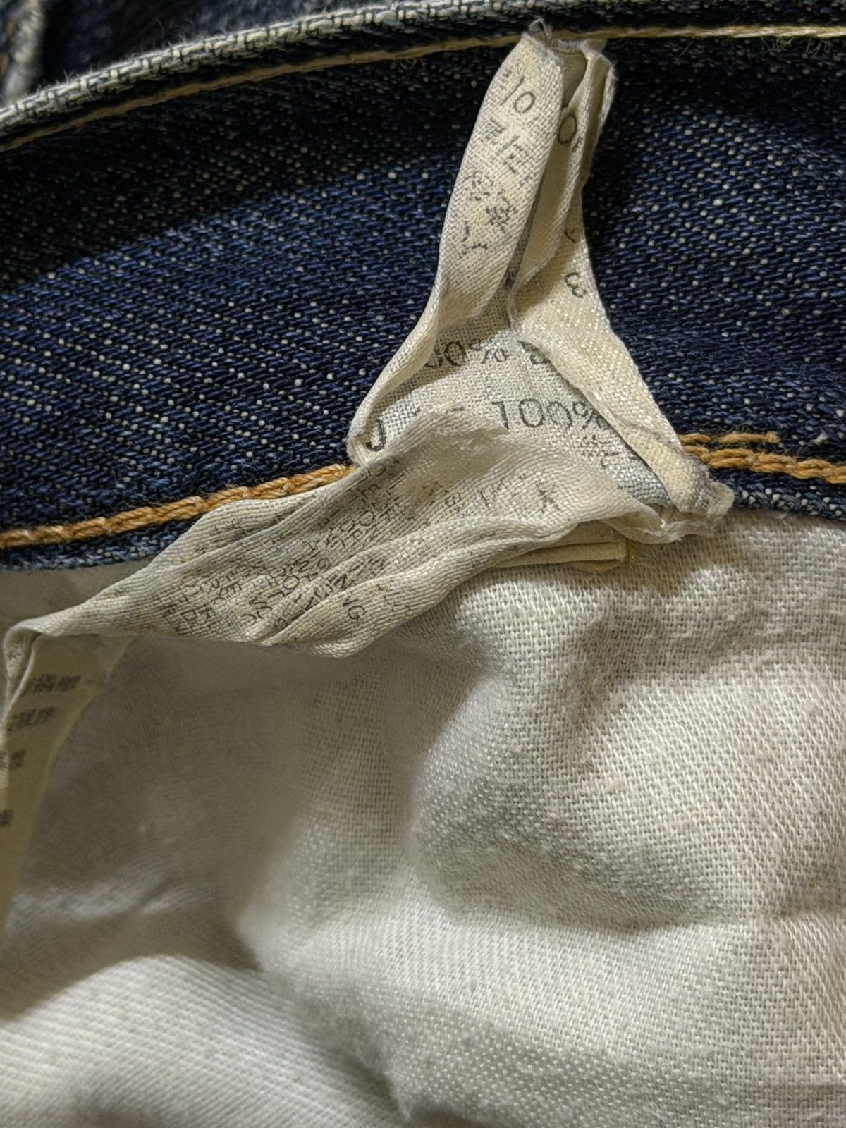Levi's Vintage Levis 505 Blue Faded Distressed Regular Straight Leg Size US 31 - 6 Thumbnail