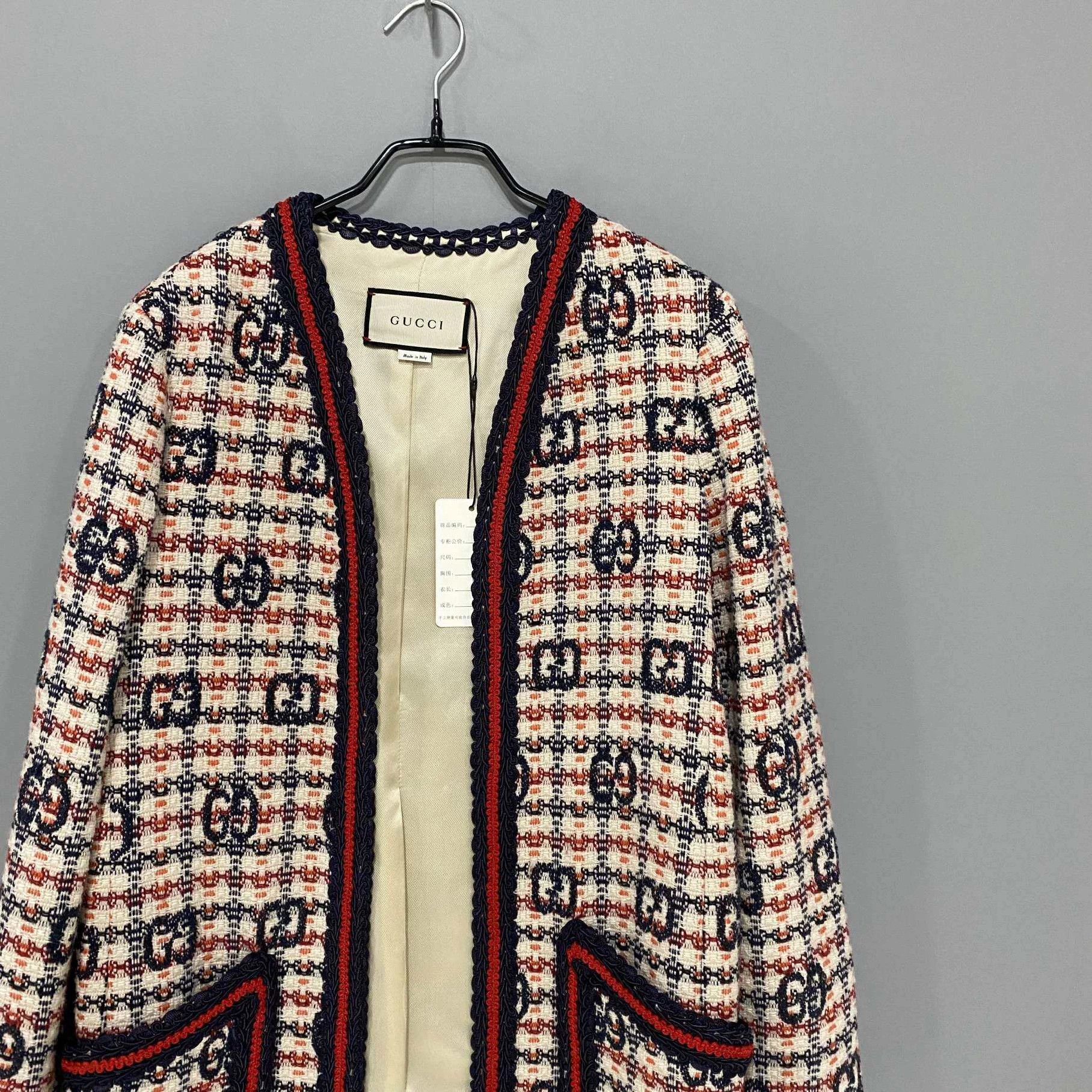 Gucci Gucci jacquard all-over print knit cardigan women's 38 Size XS / US 0-2 / IT 36-38 - 2 Thumbnail