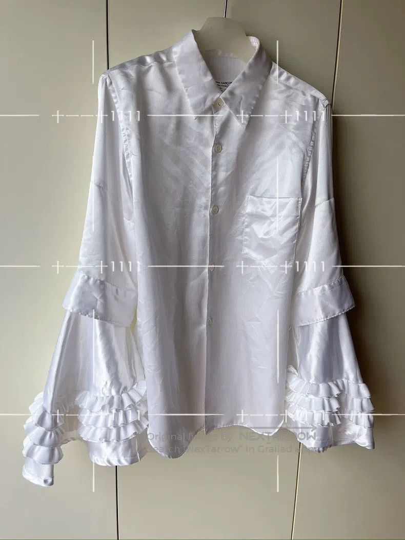 Comme des Garcons Comme Des Garcons Sleeve Gathered Polyester Shirt Size S / US 4 / IT 40 - 3 Thumbnail