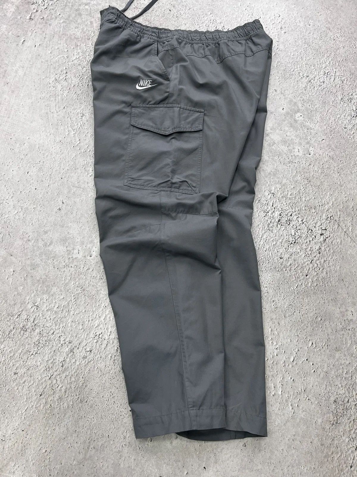 Nike Nike drill cargo pants y2k nylon swoosh y2k Size US 35 - 9 Thumbnail