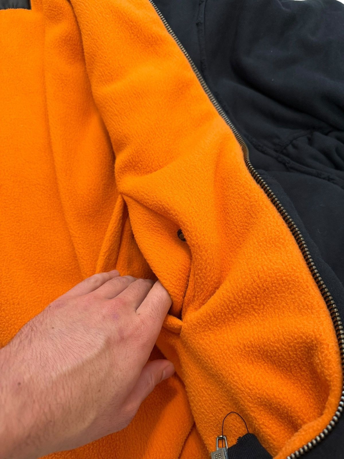 Balenciaga Heavy Cotton Fleece Hooded Bomber Jacket Zip Size US XXL / EU 58 / 5 - 12 Thumbnail