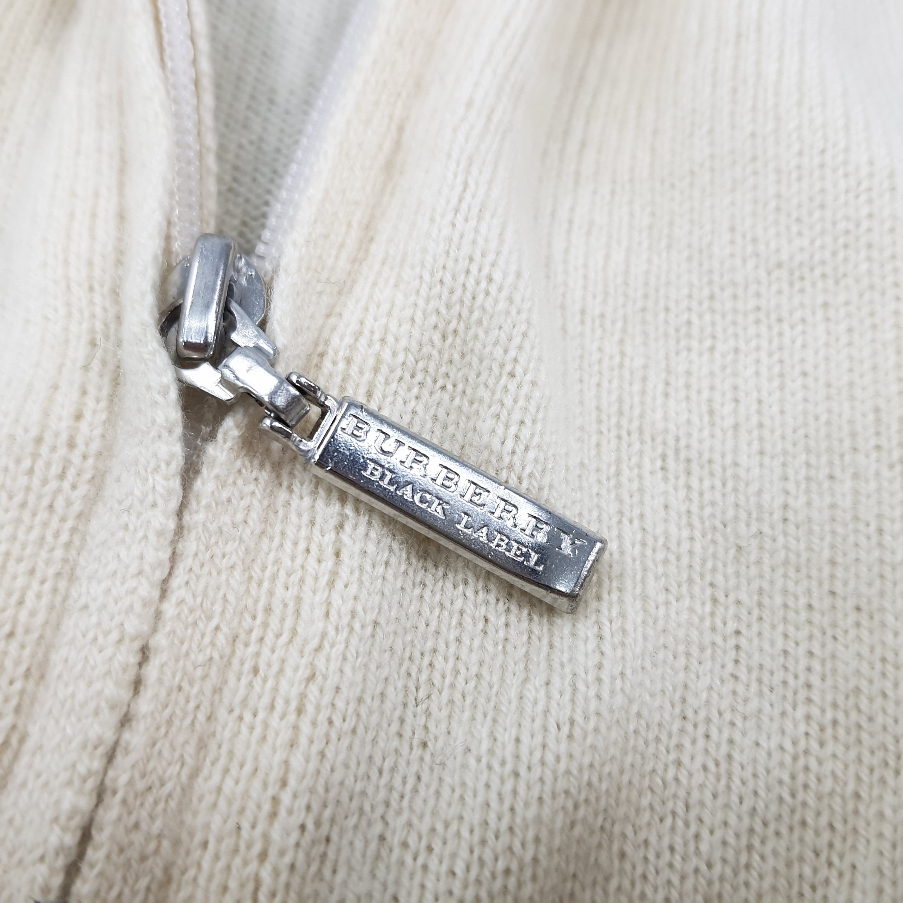 Burberry × Vintage Vintage Burberry Black Label Zipper Sweatshirt Size US S / EU 44-46 / 1 - 6 Thumbnail