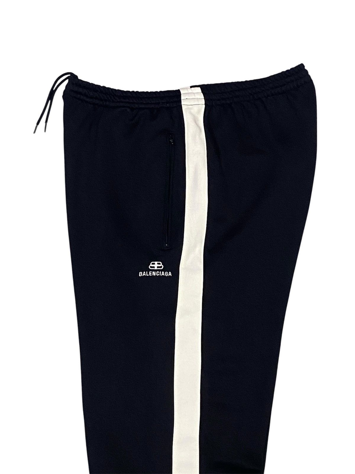 Balenciaga Balenciaga BB Embroidered Black Tracksuit Stretchable Pants Size US 33 - 5 Thumbnail