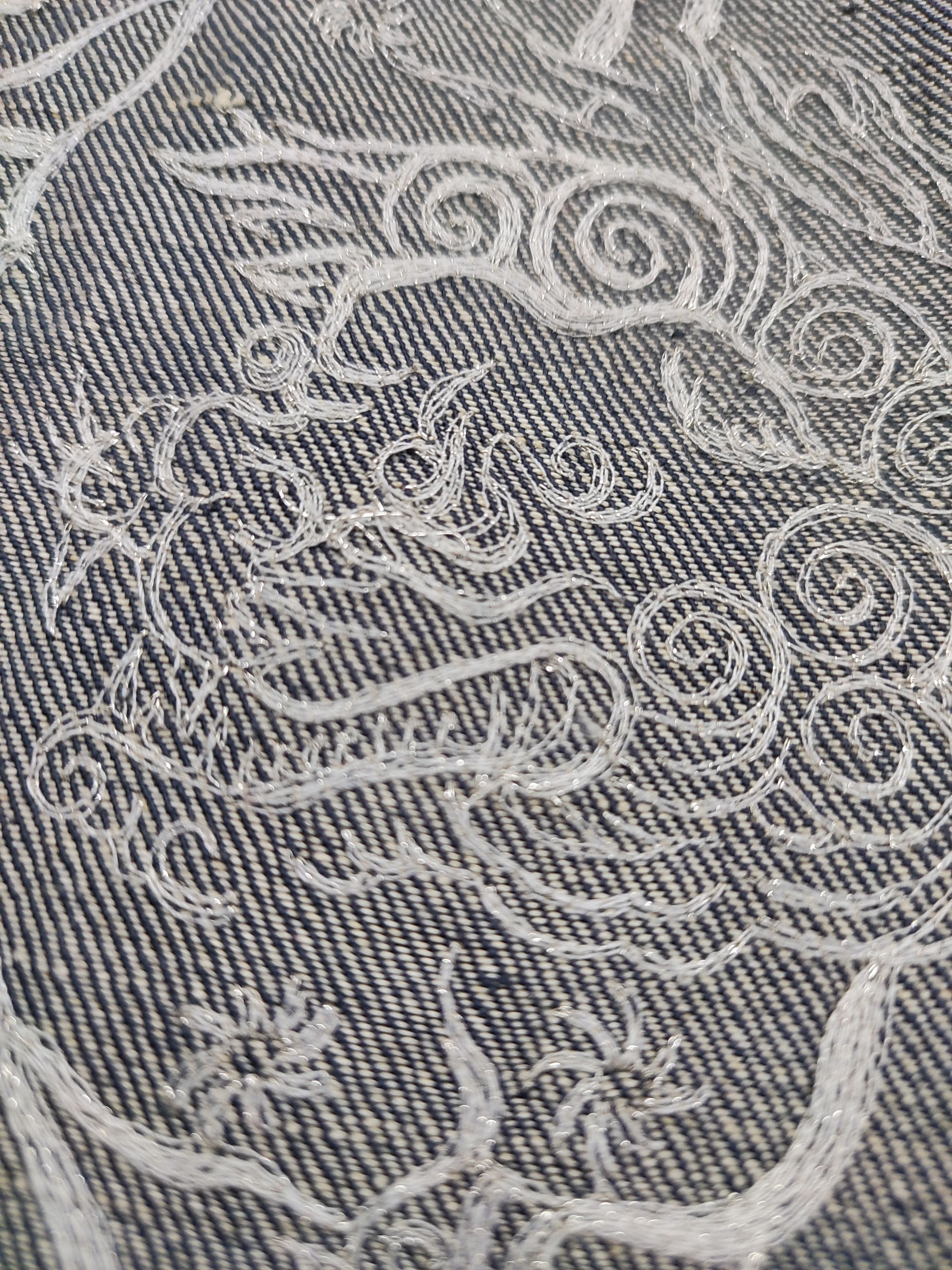 Jean Paul Gaultier Jean Paul Gaultier Dragon Embroidery Jeans Size US 31 - 13 Thumbnail