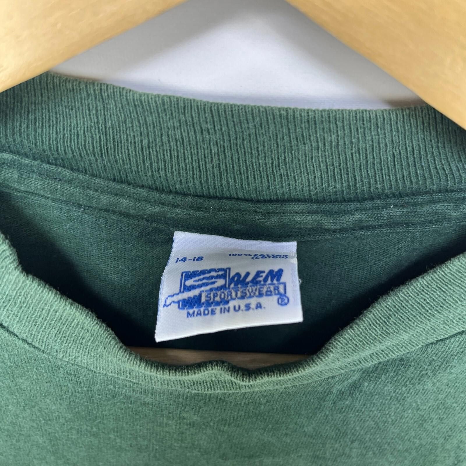 Salomon Vintage 90s Green Bay Packers Single Stitch T-Shirt Small Size US S / EU 44-46 / 1 - 5 Thumbnail