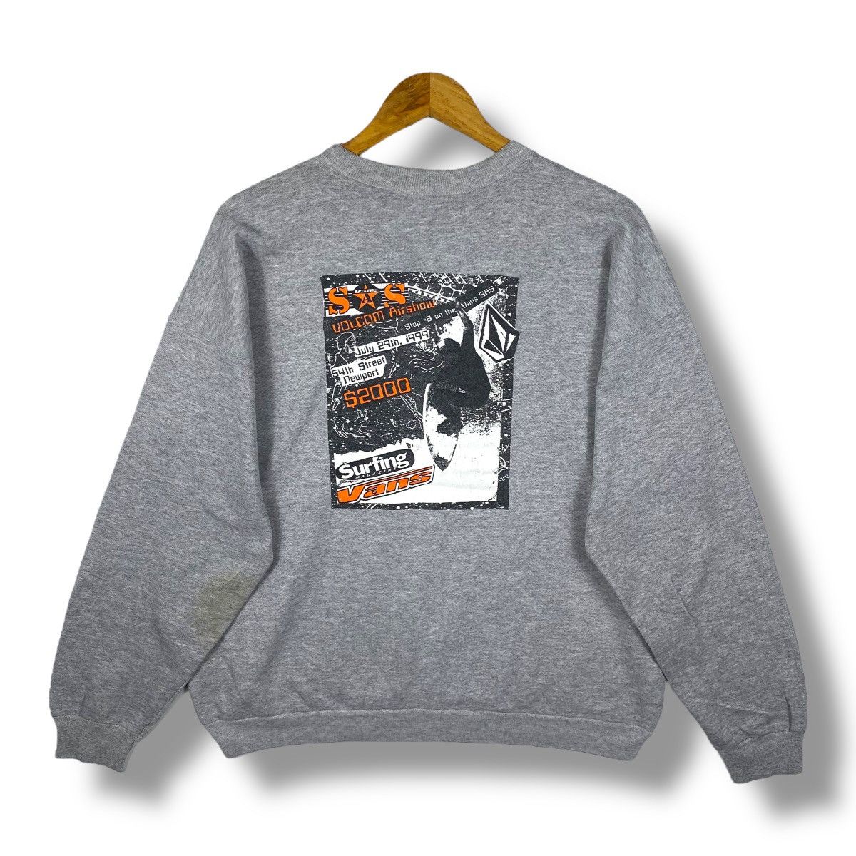 Vintage Vintage 90's VANS SAS Surfing Magazine Volcom Airshow Size US L / EU 52-54 / 3 - 1 Thumbnail