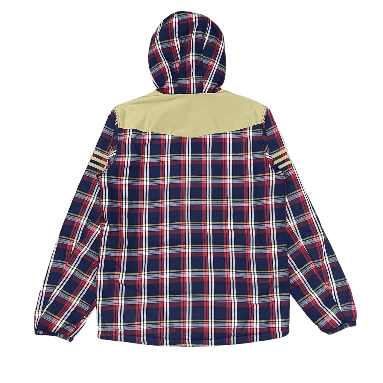 Adidas Vintage Adidas Neo 3 Striped Checkered Hooded Jacket Size US L / EU 52-54 / 3 - 9 Thumbnail