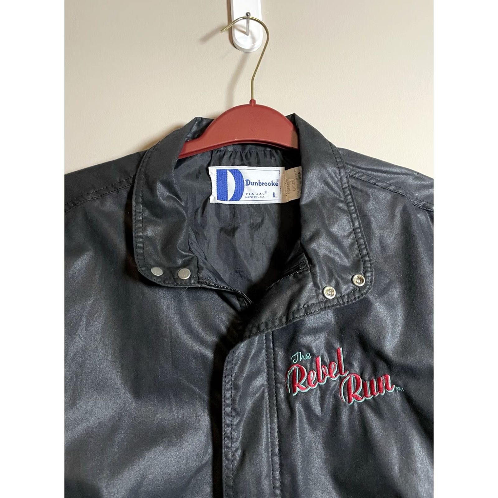 Vintage VINTAGE 90s Black Rebel Run Embroidered Bomber Jacket Size L Cars Men's Bomber Jacket Size US L / EU 52-54 / 3 - 4 Thumbnail