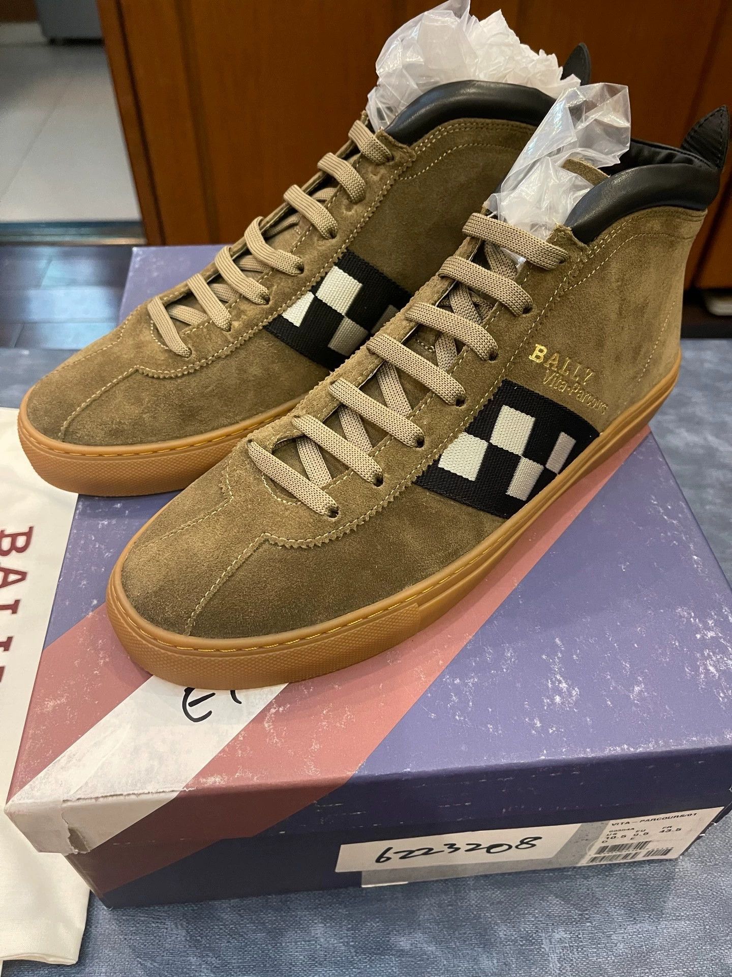Bally Bally Mid-Top Suede Sneakers 42.5/43.5 Size US 9.5 / EU 42-43 - 1 Thumbnail