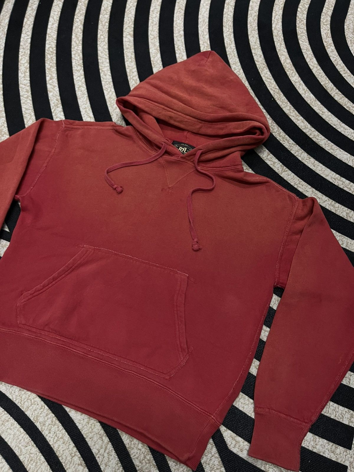 Polo Ralph Lauren 90s RRL BY POLO RALPH LAUREN HOODIE PLAIN SUN FADED Size S / US 4 / IT 40 - 4 Thumbnail