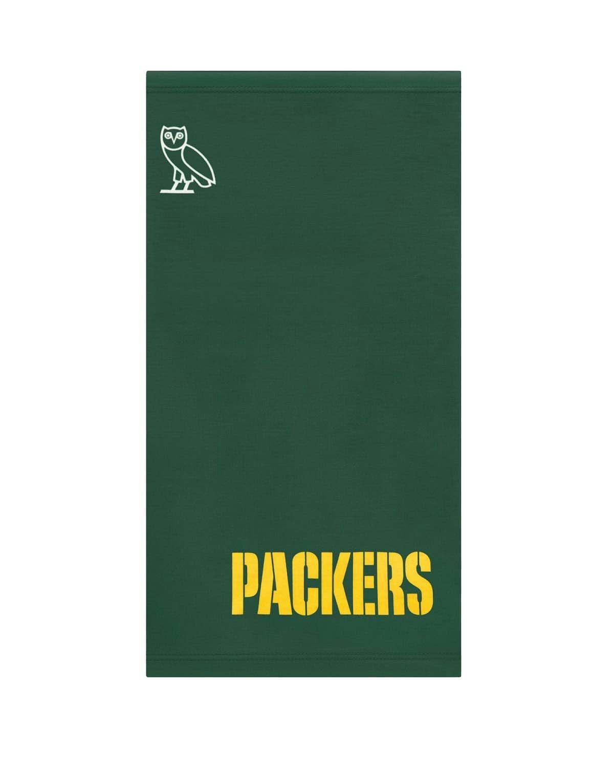 NFL × October's Very Own OVO x NFL Green Bay Packers Neck Gaiter - new with tags RARE Size ONE SIZE - 2 Thumbnail