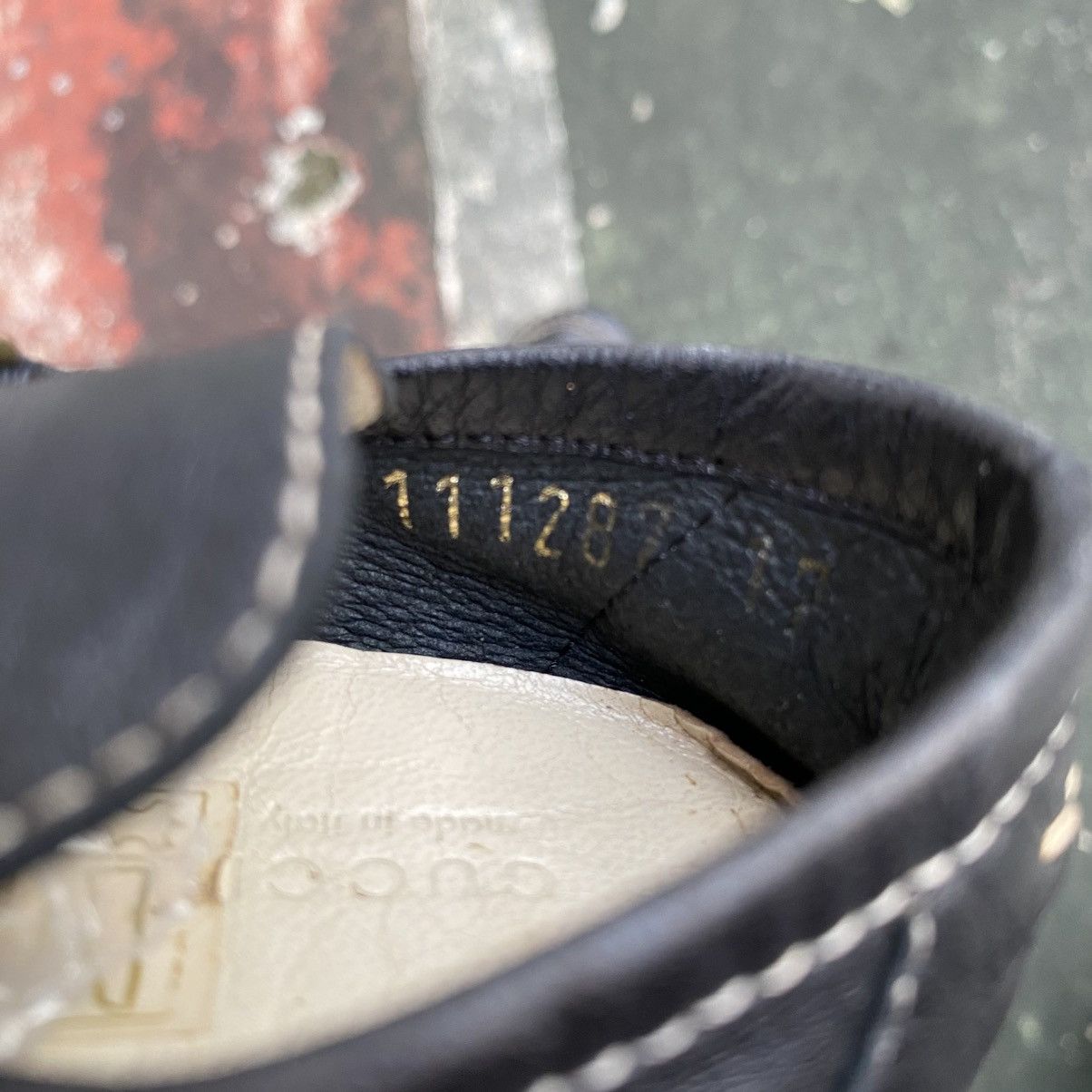 Gucci GUCCI baby loafers black leather Size US 4 / IT 34 - 5 Thumbnail