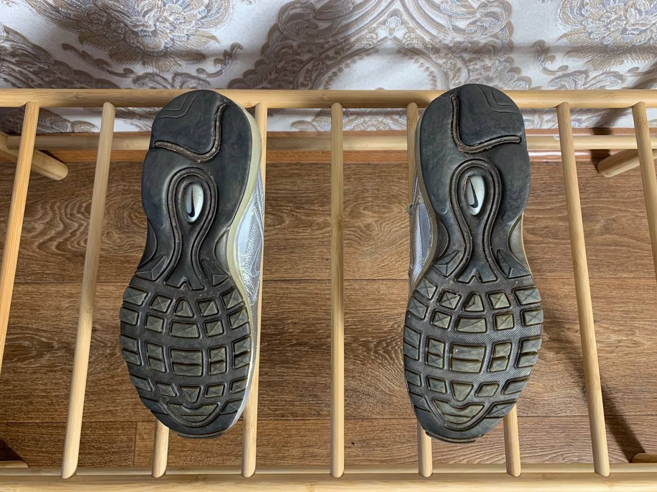 Nike × Vintage VERY RARE NIKE AIR MAX 97 SILVER REFLECTIVE DRILL SWOOSH Y2K Size US 8.5 / EU 41-42 - 13 Thumbnail