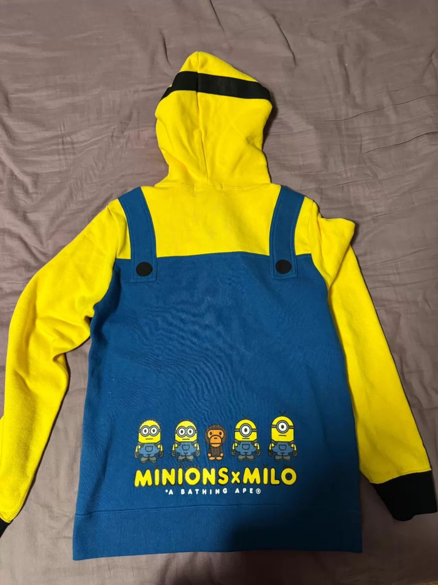 Bape Bape x minions zip hoodie Size S / US 4 / IT 40 - 2 Thumbnail