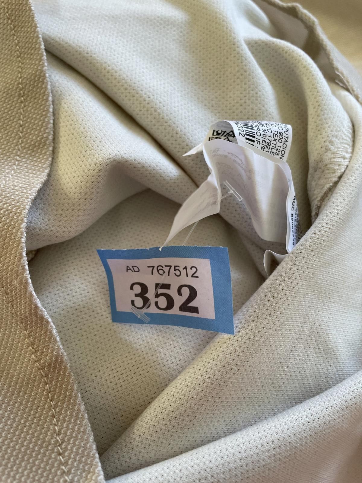 Unknown London Beige Long Sleeve Button-Up Shirt with Chest Pockets Size US M / EU 48-50 / 2 - 3 Thumbnail
