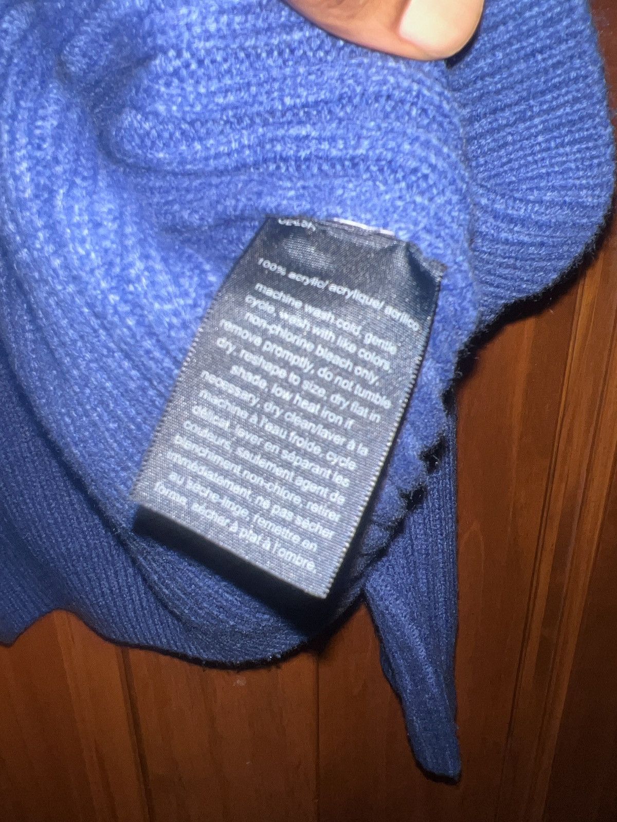 Tommy Hilfiger Tommy Hilfiger blue ribbed knit sweater Size US M / EU 48-50 / 2 - 5 Thumbnail
