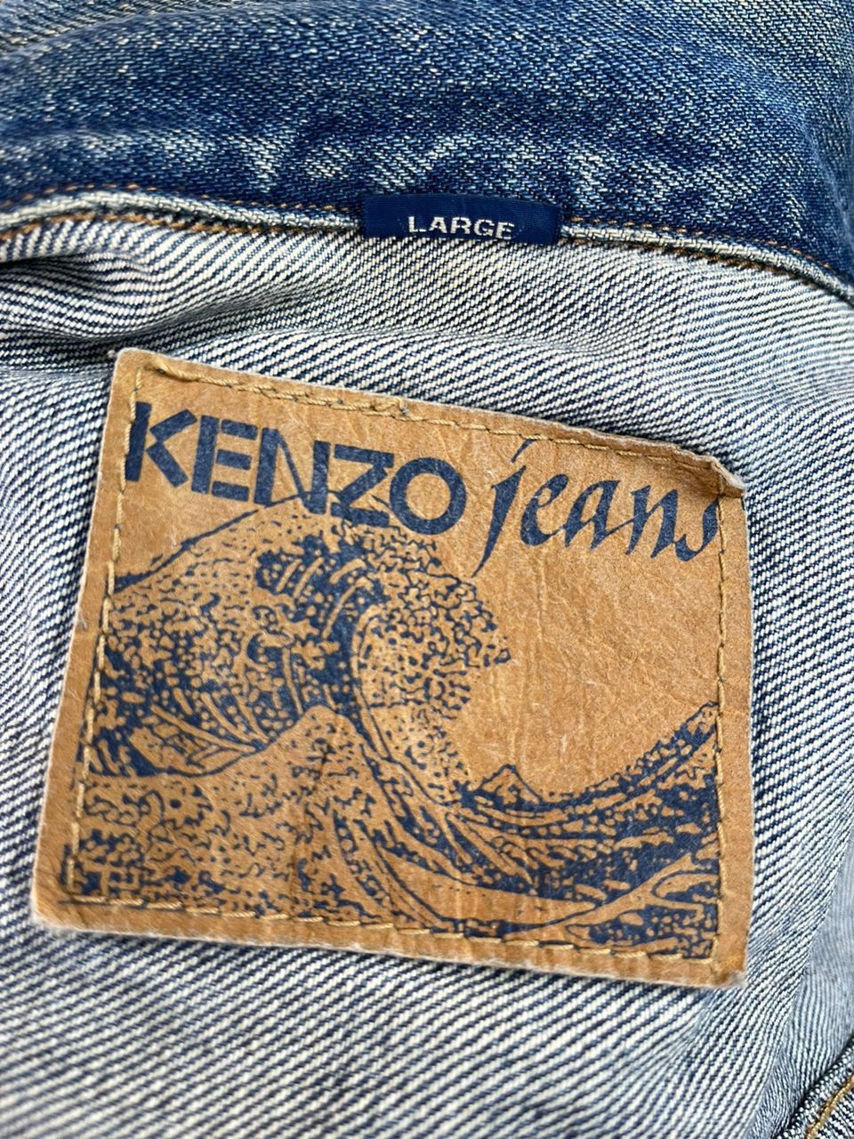 Designer × Japanese Brand × Kenzo Kenzo Jeans Distressed Denim Jacket Size US L / EU 52-54 / 3 - 19 Thumbnail