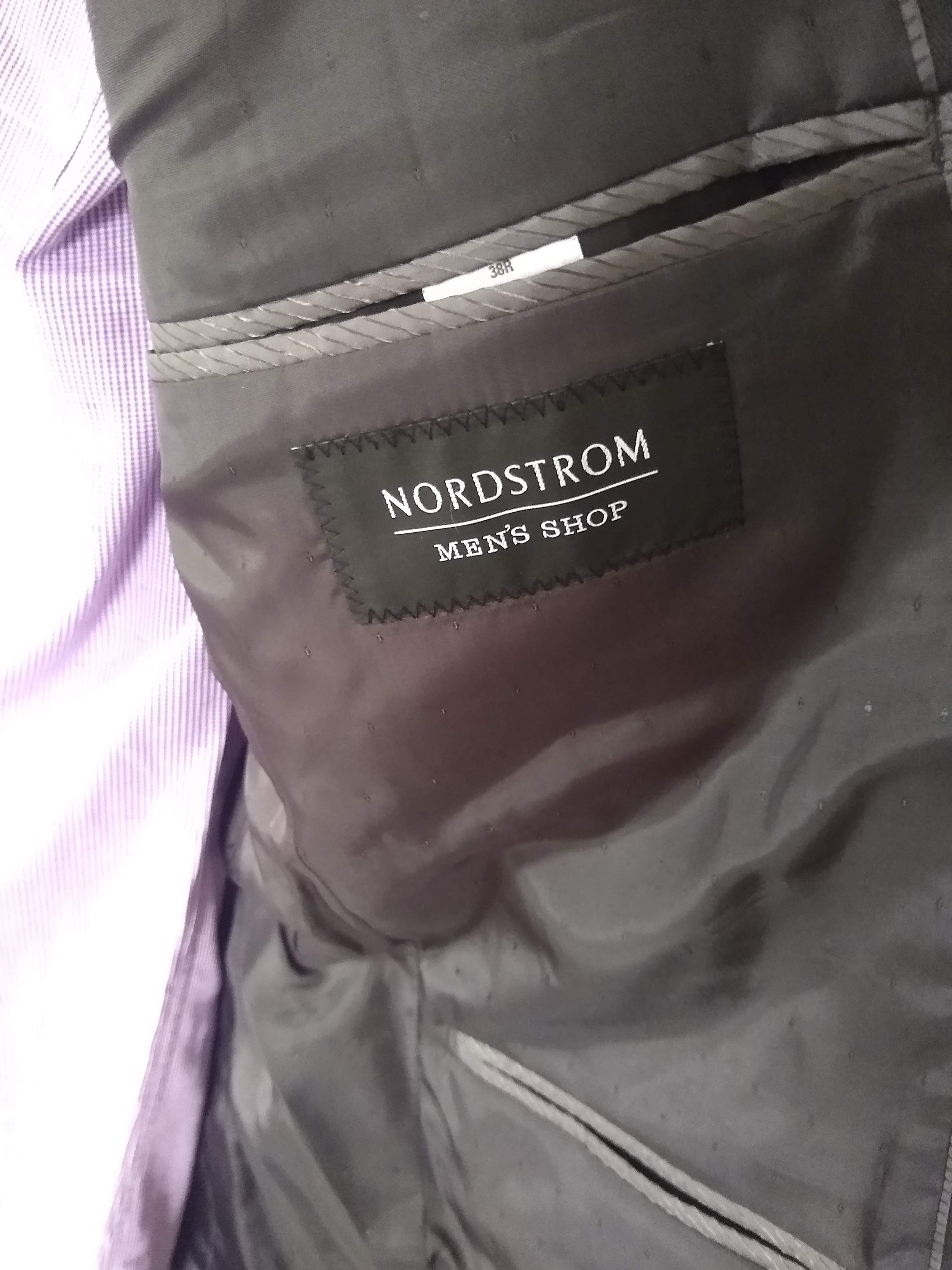 Nordstrom Charcoal Gray Blazer & Pants Size 38R - 2 Thumbnail