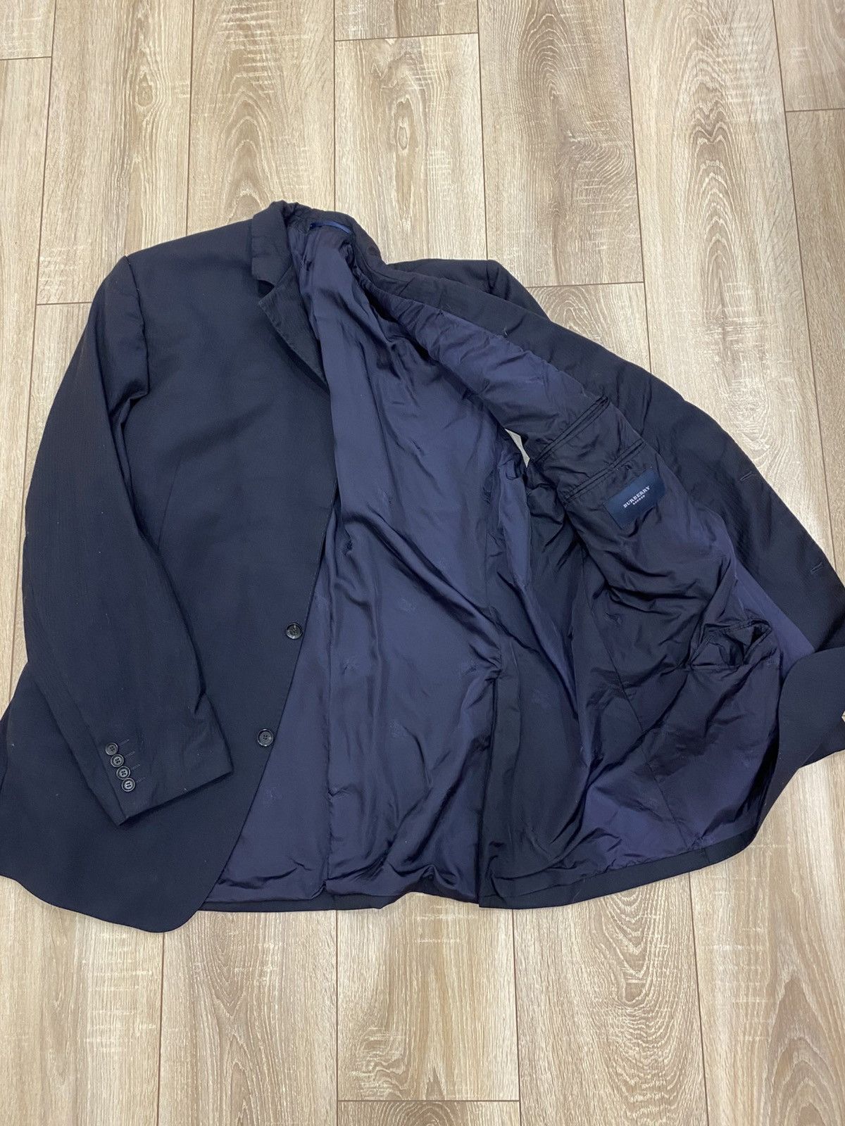 Burberry × Designer × Vintage Vintage Burberry Size 54L - 2 Thumbnail
