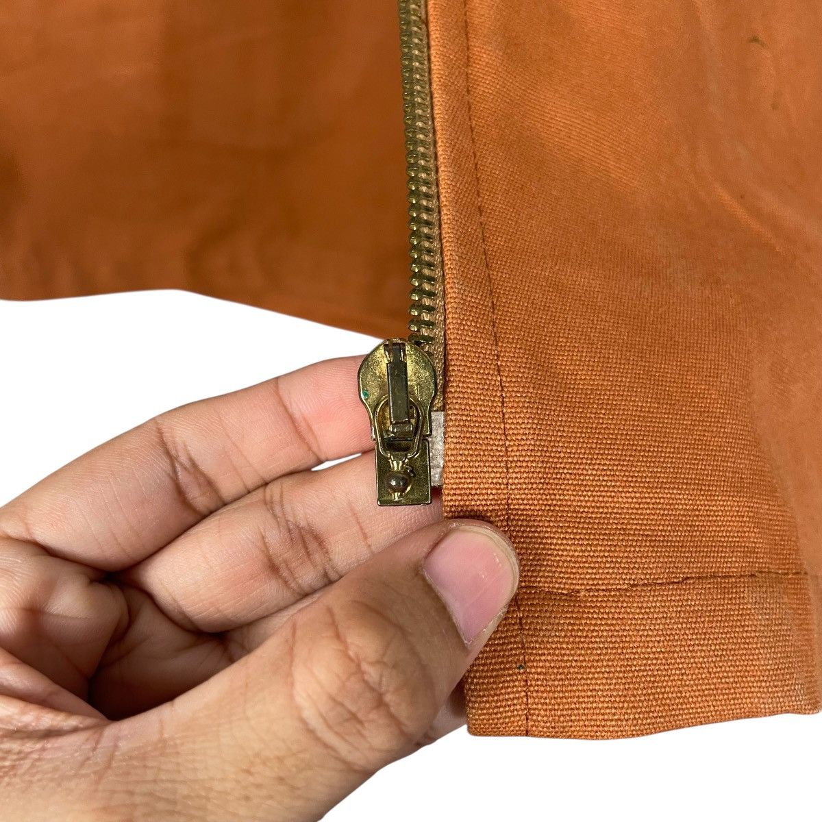 Il Bisonte Vintage IL Bisonte Duck Canvas Hooded Zipper Jacket Size US M / EU 48-50 / 2 - 15 Thumbnail