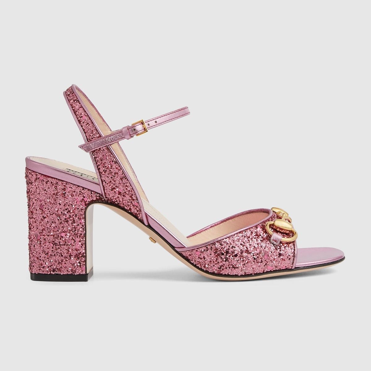 Gucci Gucci Horsebit Crystal Leather Sandals SIZE 38 Size ONE SIZE - 1 Preview