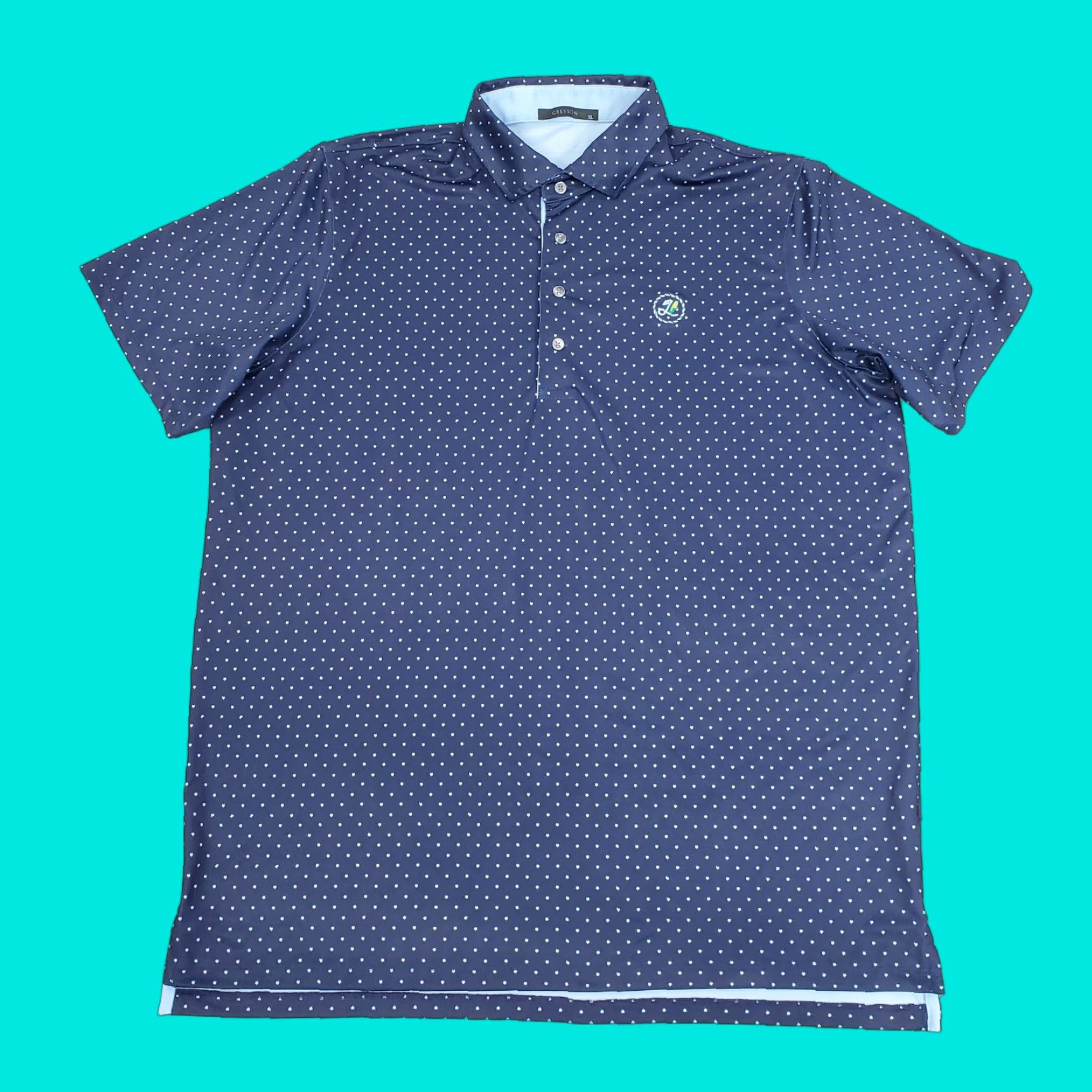 Vintage Greyson Polo Shirt Mens XL Blue Short Sleeve Collared Pullover Logo Golf Casual Size US XL / EU 56 / 4 - 1 Thumbnail