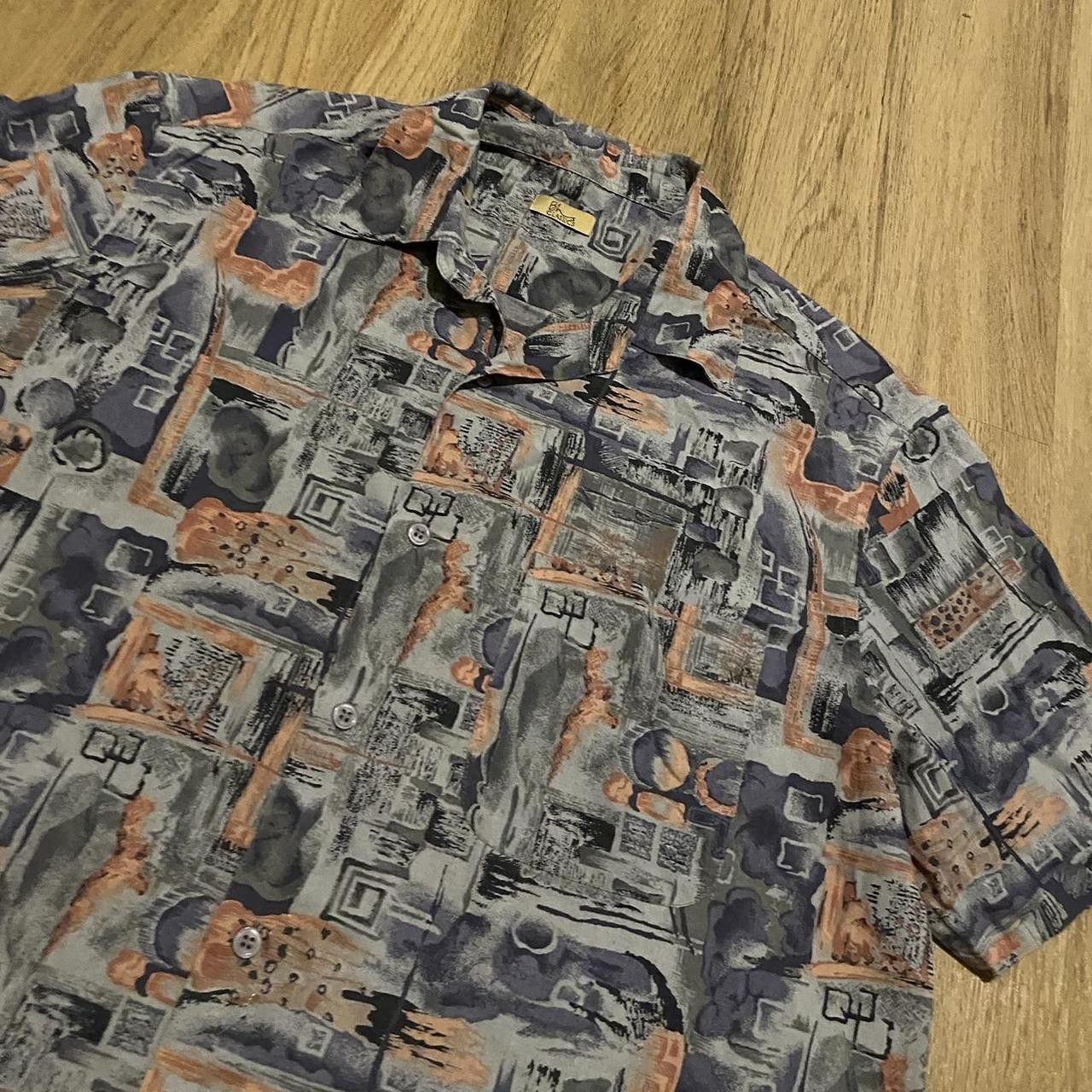 Other Grey and multi-coloured vintage button up shirt Vintage Size US M / EU 48-50 / 2 - 2 Thumbnail