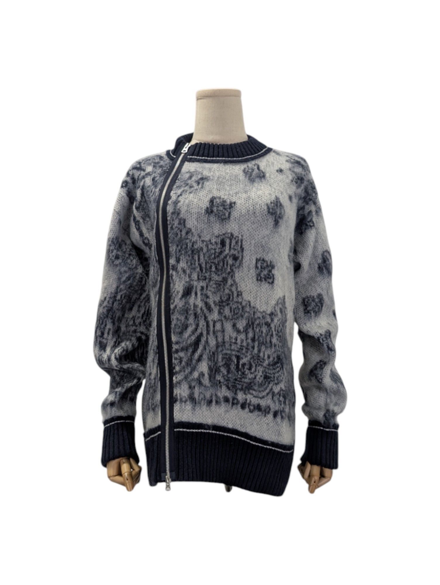 sacai Bandana Jacquard Knit Pullover